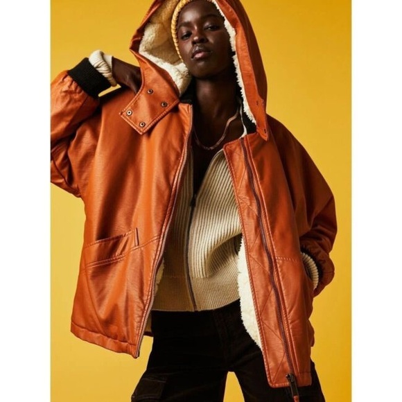 We The Free Jackets & Blazers - Free People Vegan Leather Jacket